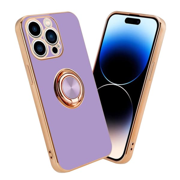 iPhone 14 PRO MAX Suojakuori Suojakotelo valmistettu joustavasta TPU silikonista jossa on kameran suojaus ja magneettinen autoteline