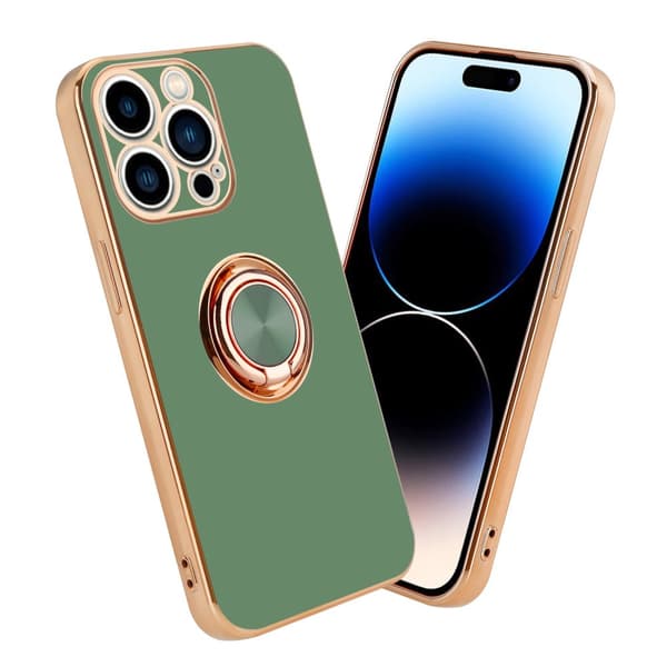 iPhone 14 PRO MAX Suojakuori Suojakotelo valmistettu joustavasta TPU silikonista jossa on kameran suojaus ja magneettinen autoteline