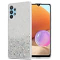 Pikkukuva 1 / 7: Samsung Galaxy A32 4G Suojakuori Suojakotelo joustavasta TPU-silikonista jossa on kimaltelevaa glitteriä