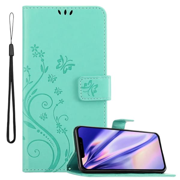 iPhone 13 MINI Pungetui Cover Blomster ()