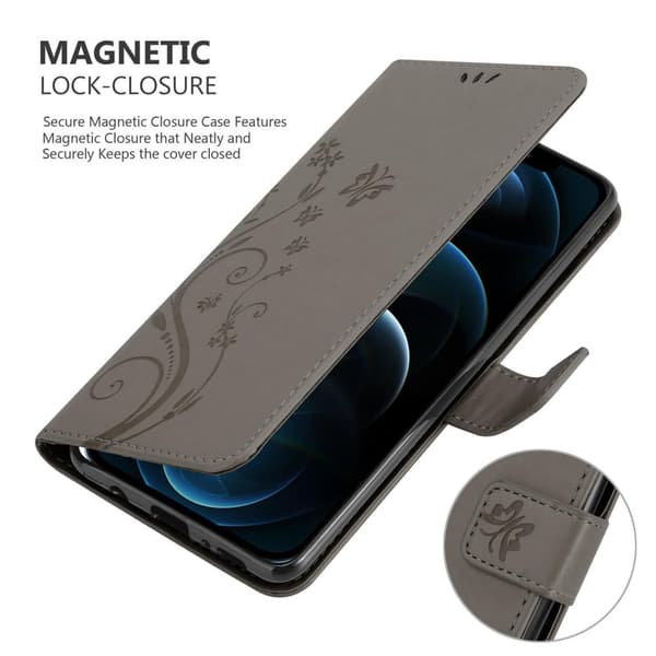 iPhone 13 Suojakotelo Suojakuori Lompakkokotelo Matkapuhelinkotelo Kukat jossa on magneettisuljenta, jalusta-toiminto ja korttipaikat