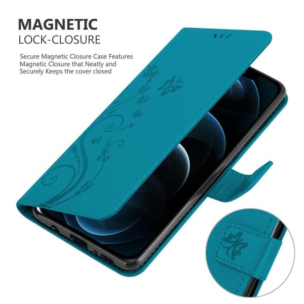 iPhone 13 Suojakotelo Suojakuori Lompakkokotelo Matkapuhelinkotelo Kukat jossa on magneettisuljenta, jalusta-toiminto ja korttipaikat