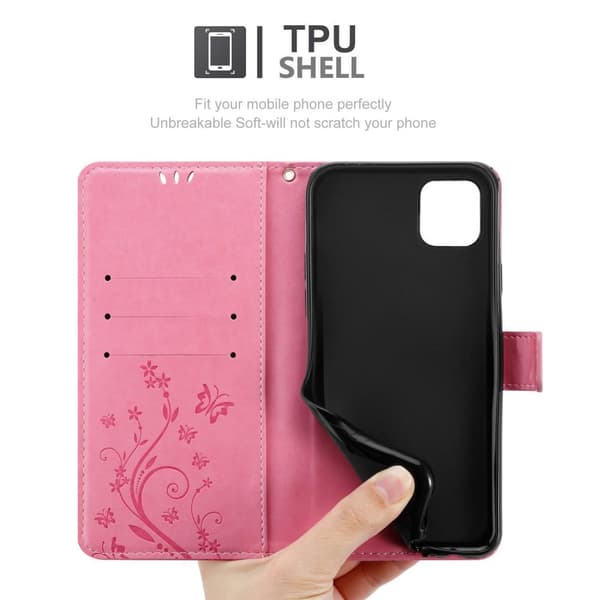 iPhone 13 Pungetui Cover Blomster ()
