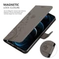Miniatyrbilde 5 av 8: Deksel til iPhone 13 PRO MAX Lommebokdeksel i blomster design med magnetisk lukking, stativfunksjon og kortplasser