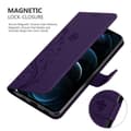 Miniatyrbilde 5 av 8: Deksel til iPhone 13 PRO MAX Lommebokdeksel i blomster design med magnetisk lukking, stativfunksjon og kortplasser