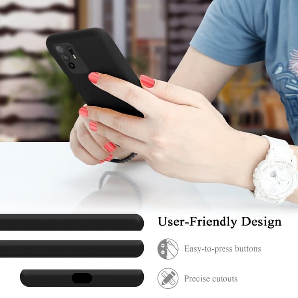 Oppo A94 5G Skal Fodral av flexibelt TPU-silikon Case Cover