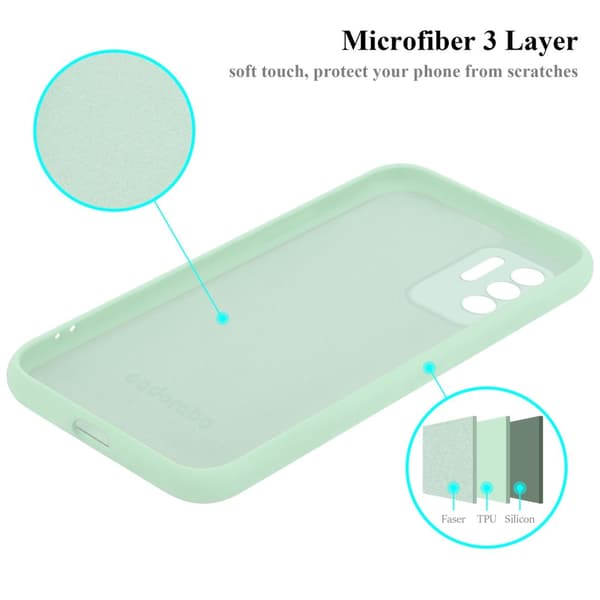 Oppo A94 5G Skal Fodral av flexibelt TPU-silikon Case Cover