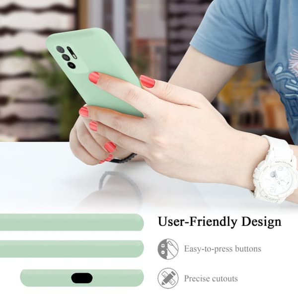 Oppo A94 5G Skal Fodral av flexibelt TPU-silikon Case Cover
