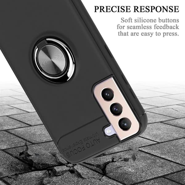Samsung Galaxy S21 PLUS Skal Skyddsfodral Fodral med fokusring av TPU-silikon