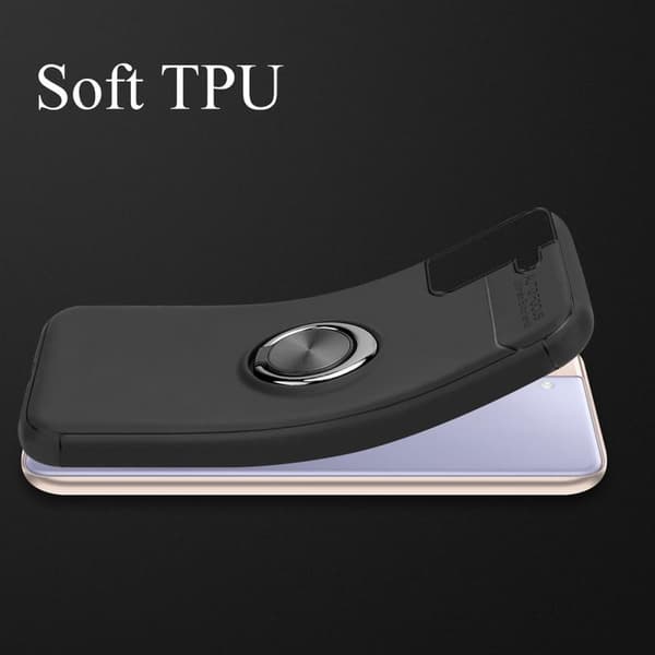 Samsung Galaxy S21 PLUS Skal Skyddsfodral Fodral med fokusring av TPU-silikon