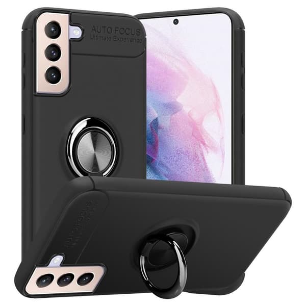 Samsung Galaxy S21 PLUS Skal Skyddsfodral Fodral med fokusring av TPU-silikon