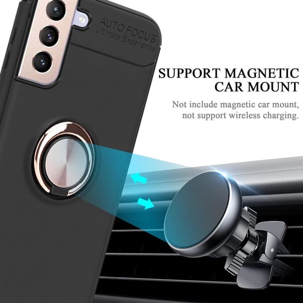 Samsung Galaxy S21 PLUS Skal Skyddsfodral Fodral med fokusring av TPU-silikon