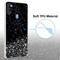 Pikkukuva 6 / 11: Samsung Galaxy A11 / M11 Suojakuori Suojakotelo joustavasta TPU-silikonista jossa on kimaltelevaa glitteriä
