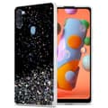 Pikkukuva 2 / 11: Samsung Galaxy A11 / M11 Suojakuori Suojakotelo joustavasta TPU-silikonista jossa on kimaltelevaa glitteriä