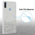 Pikkukuva 3 / 6: Samsung Galaxy A11 / M11 Suojakuori Suojakotelo joustavasta TPU-silikonista jossa on kimaltelevaa glitteriä