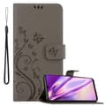 Miniatyrbilde 1 av 8: Deksel til Samsung Galaxy A42 5G / M42 5G Lommebokdeksel i blomster design med magnetisk lukking, stativfunksjon og kortplasser