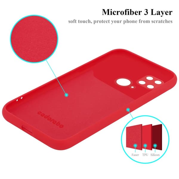 Xiaomi RedMi 10C / POCO C40 Suojakotelo Suojakuori valmistettu joustavasta TPU-silikonista