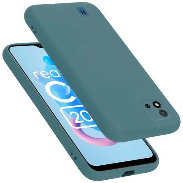 Realme C11 2021 Skal Fodral av flexibelt TPU-silikon Case Cover LIQUID GRÖN