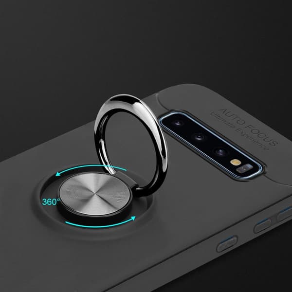 Samsung Galaxy S10 PLUS Skal Skyddsfodral Fodral med fokusring av TPU-silikon