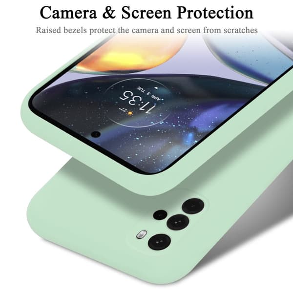 Motorola MOTO G22 Skal Fodral av flexibelt TPU-silikon Case Cover