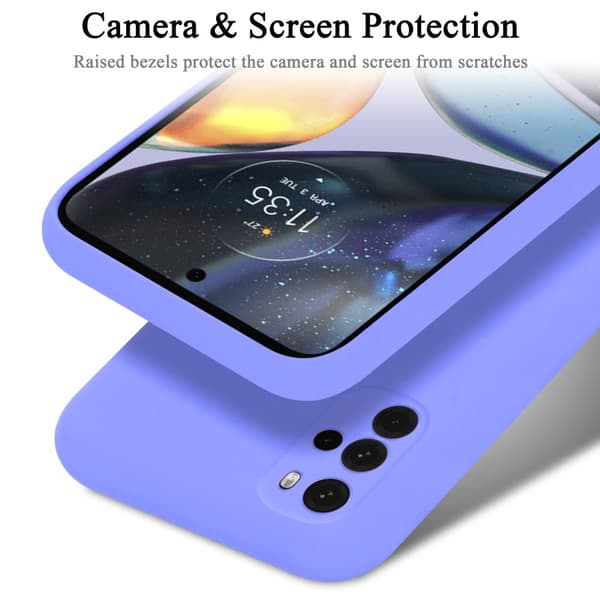 Motorola MOTO G22 Skal Fodral av flexibelt TPU-silikon Case Cover