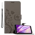 Miniatyrbilde 1 av 8: Deksel til Samsung Galaxy J6 2018 Lommebokdeksel i blomster design med magnetisk lukking, stativfunksjon og kortplasser