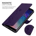 Miniatyrbilde 5 av 8: Deksel til Samsung Galaxy A6 PLUS 2018 Lommebokdeksel i blomster design med magnetisk lukking, stativfunksjon og kortplasser