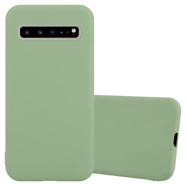 Samsung Galaxy S10 5G Skal Fodral Case Cover Mobilskydd av flexibelt TPU-silikon CANDY PASTELL GRÖN