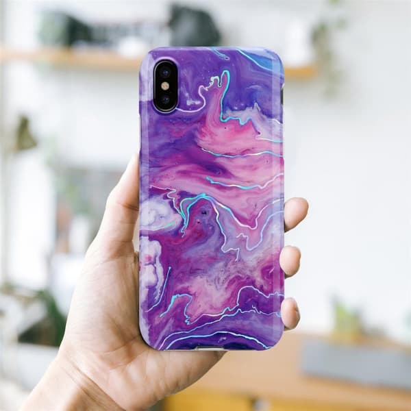 iPhone XS MAX Suojakotelo Suojakuori valmistettu TPU silikoni kuvio mosaiikki