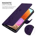 Miniatyrbild 9 av 11: Samsung Galaxy A32 4G Skal Fodral i blomdesign Mobilskydd Case Cover med magnetisk stängning, ståfunktion och kortplatser