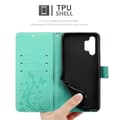 Miniatyrbilde 6 av 8: Deksel til Samsung Galaxy A32 4G Lommebokdeksel i blomster design med magnetisk lukking, stativfunksjon og kortplasser