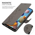 Pikkukuva 5 / 8: Samsung Galaxy A21s Suojakotelo Suojakuori Lompakkokotelo Matkapuhelinkotelo Kukat jossa on magneettisuljenta, jalusta-toiminto ja korttipaikat