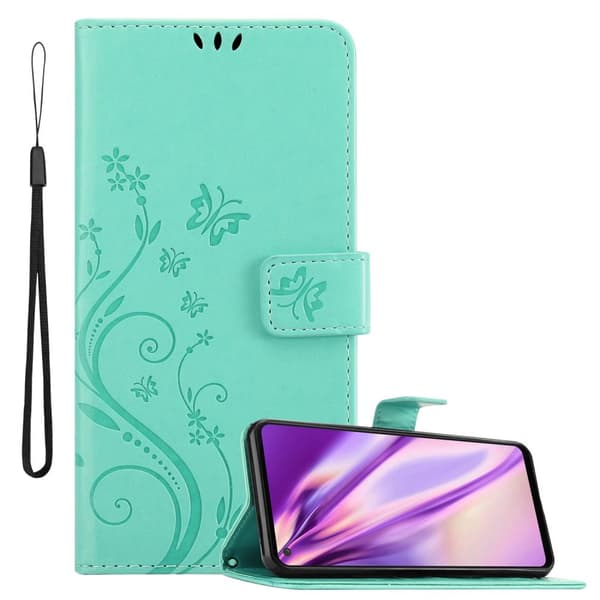 Samsung Galaxy A21s Suojakotelo Suojakuori Lompakkokotelo Matkapuhelinkotelo Kukat jossa on magneettisuljenta, jalusta-toiminto ja korttipaikat