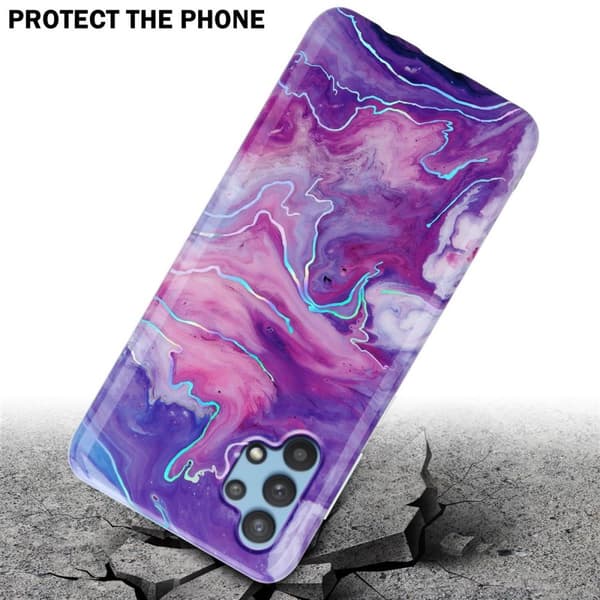 Samsung Galaxy A32 5G Suojakotelo Suojakuori valmistettu TPU silikoni kuvio mosaiikki