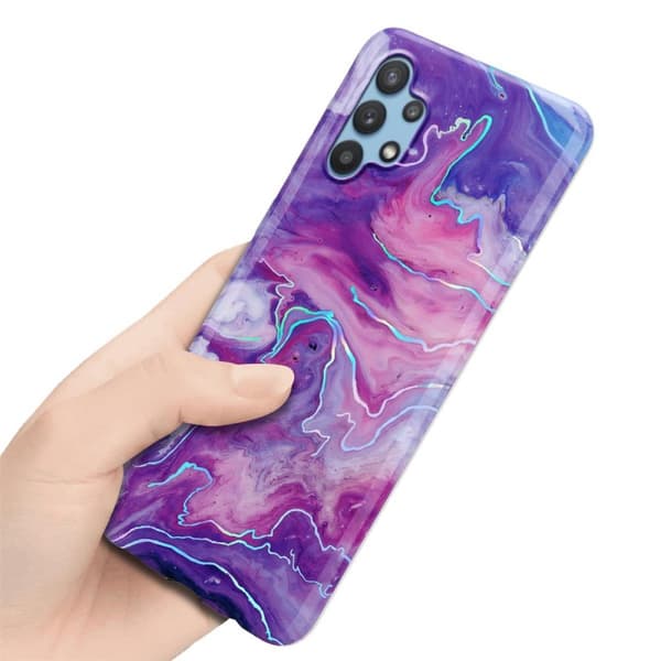Samsung Galaxy A32 5G Suojakotelo Suojakuori valmistettu TPU silikoni kuvio mosaiikki