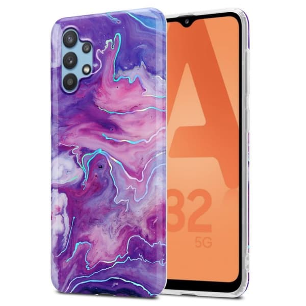 Samsung Galaxy A32 5G Suojakotelo Suojakuori valmistettu TPU silikoni kuvio mosaiikki