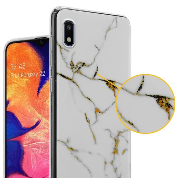 Lommebokdeksel til Samsung Galaxy A10 / M10 Deksel av TPU-silikon med mosaikkmønster
