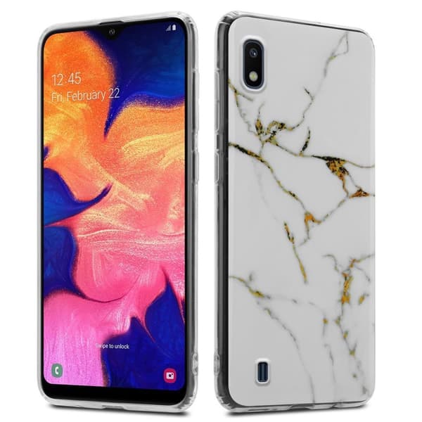Lommebokdeksel til Samsung Galaxy A10 / M10 Deksel av TPU-silikon med mosaikkmønster