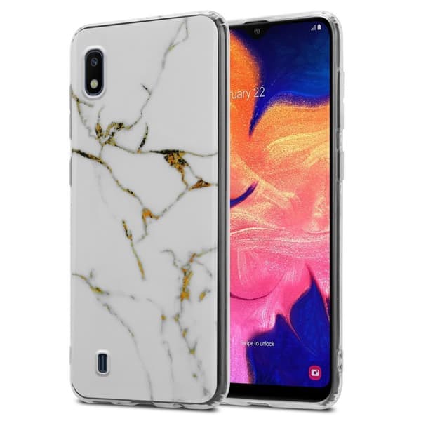 Lommebokdeksel til Samsung Galaxy A10 / M10 Deksel av TPU-silikon med mosaikkmønster