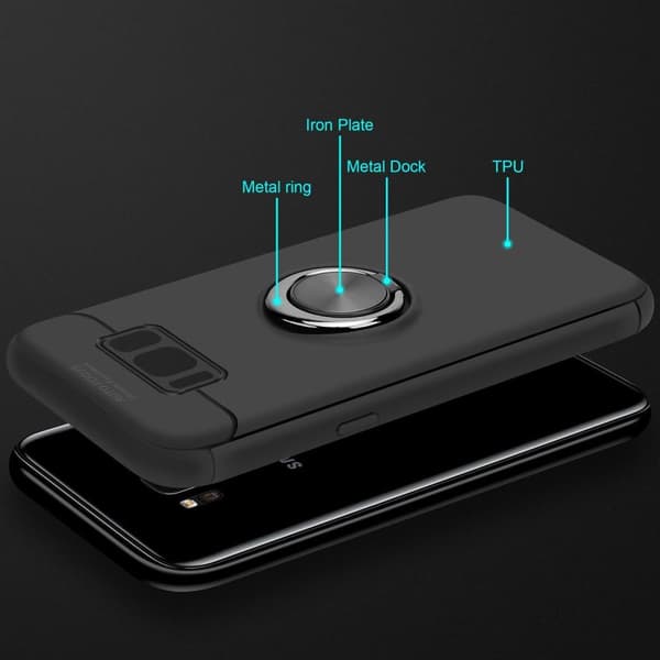 Deksel til Samsung Galaxy S8 PLUS Silikondeskel med fokusring laget av TPU-silikon