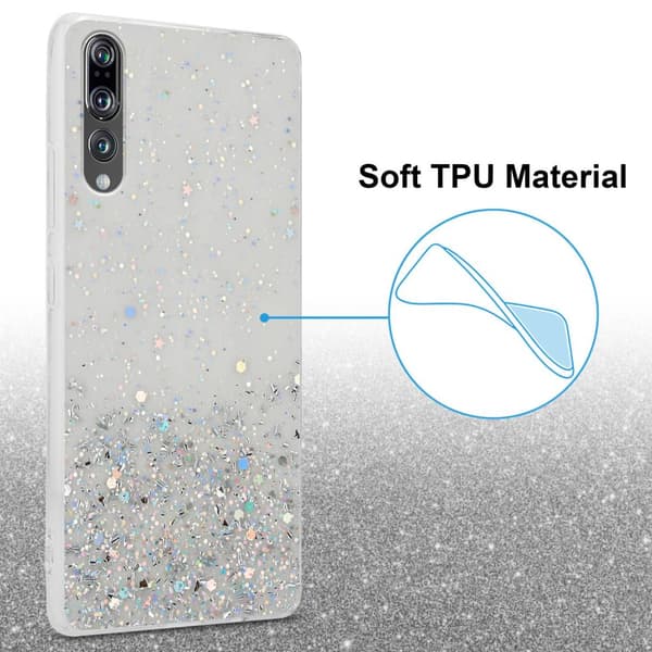 Deksel til Huawei P20 PRO / P20 PLUS med glitrende glitter
