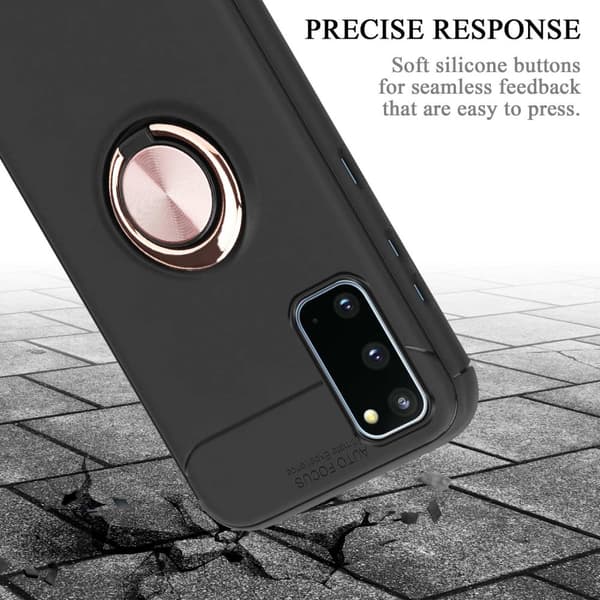 Deksel til Samsung Galaxy S20 Silikondeskel med fokusring laget av TPU-silikon