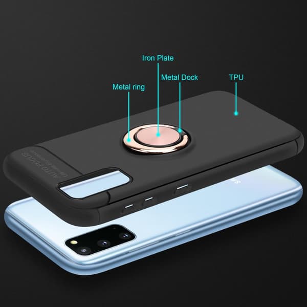 Deksel til Samsung Galaxy S20 Silikondeskel med fokusring laget av TPU-silikon