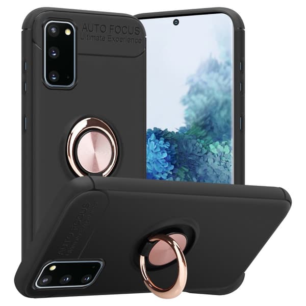 Deksel til Samsung Galaxy S20 Silikondeskel med fokusring laget av TPU-silikon