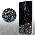 Pikkukuva 4 / 6: Huawei MATE 10 LITE Suojakuori Suojakotelo joustavasta TPU-silikonista jossa on kimaltelevaa glitteriä