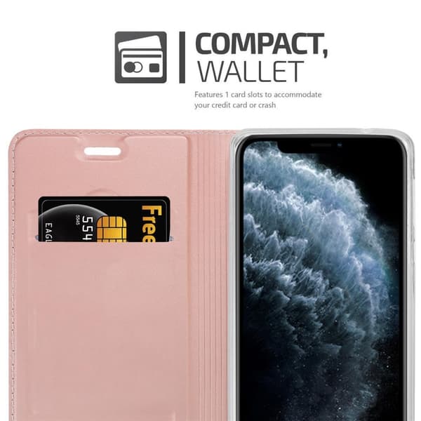 iPhone 11 PRO Suojakotelo Suojakuori Lompakkokotelo Matkapuhelinkotelo jossa magneettisuljenta, jalusta-toiminto ja korttitasku
