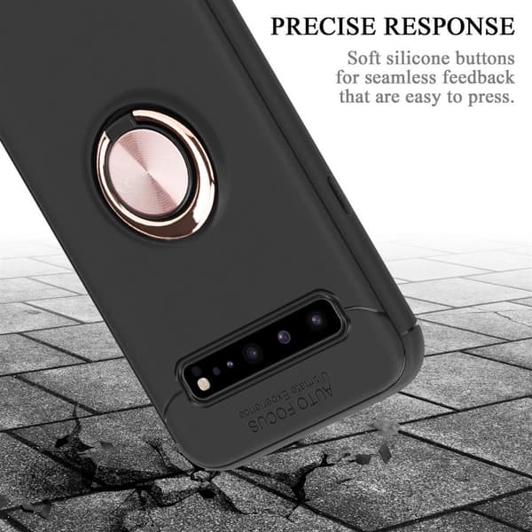 Samsung Galaxy S10 5G Suojakuori Suojakotelo jossa on tarkennusrengas valmistettu TPU-silikoni