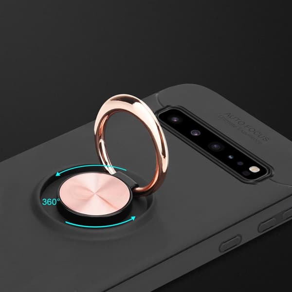 Samsung Galaxy S10 5G Suojakuori Suojakotelo jossa on tarkennusrengas valmistettu TPU-silikoni