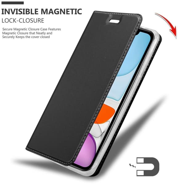 iPhone 11 Skal Fodral med magnetisk stängning, ståfunktion och kortficka Mobilskydd