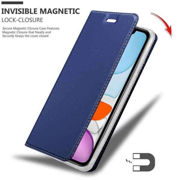 iPhone 11 Skal Fodral med magnetisk stängning, ståfunktion och kortficka Mobilskydd